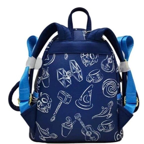 Disney Employee Center DEC D23 Gold Member Exclusive Loungefly Mini Backpack NWT